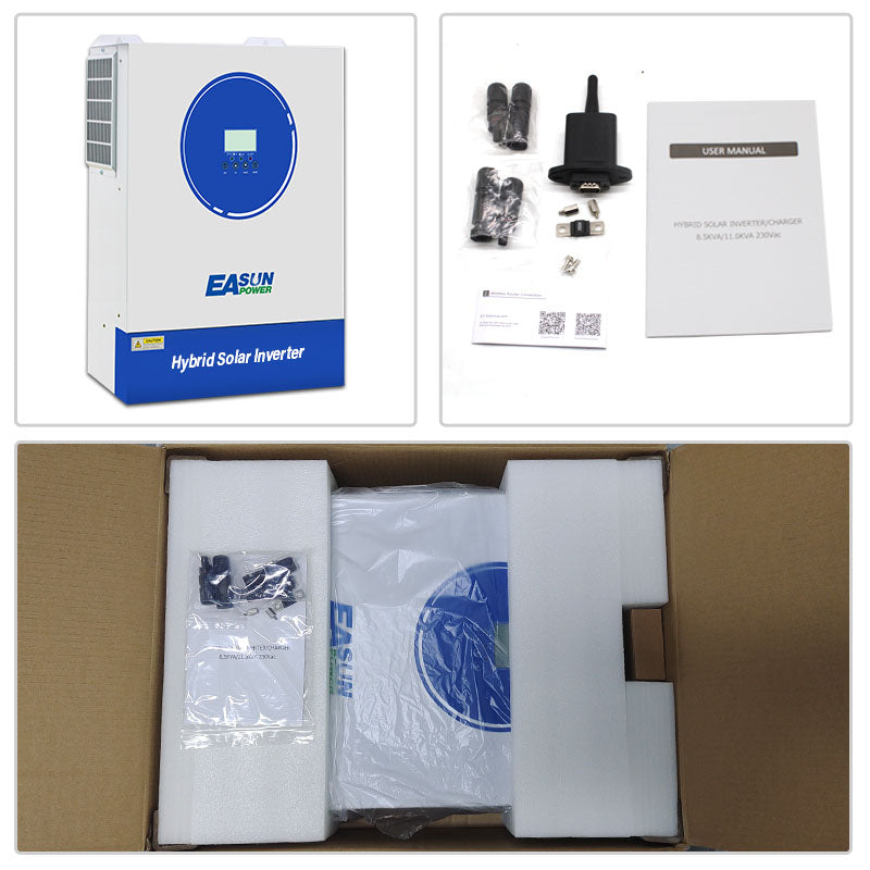 EASUN 11KW Off Grid Inverter Build-in MPPT 160A With Wifi Accept No Battery Work