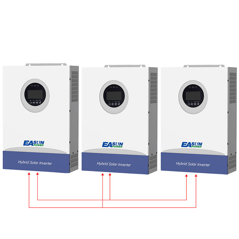 EASUN POWER 6.2KW 48V Hybrid Inverter 100A MPPT Support Parallel with WIFI