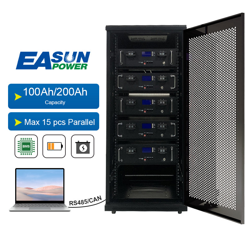 [0% Vat] Easun Power 51.2V 100Ah 6000+ Cycle 5kwh Solar Pack 10 Years Lifespan