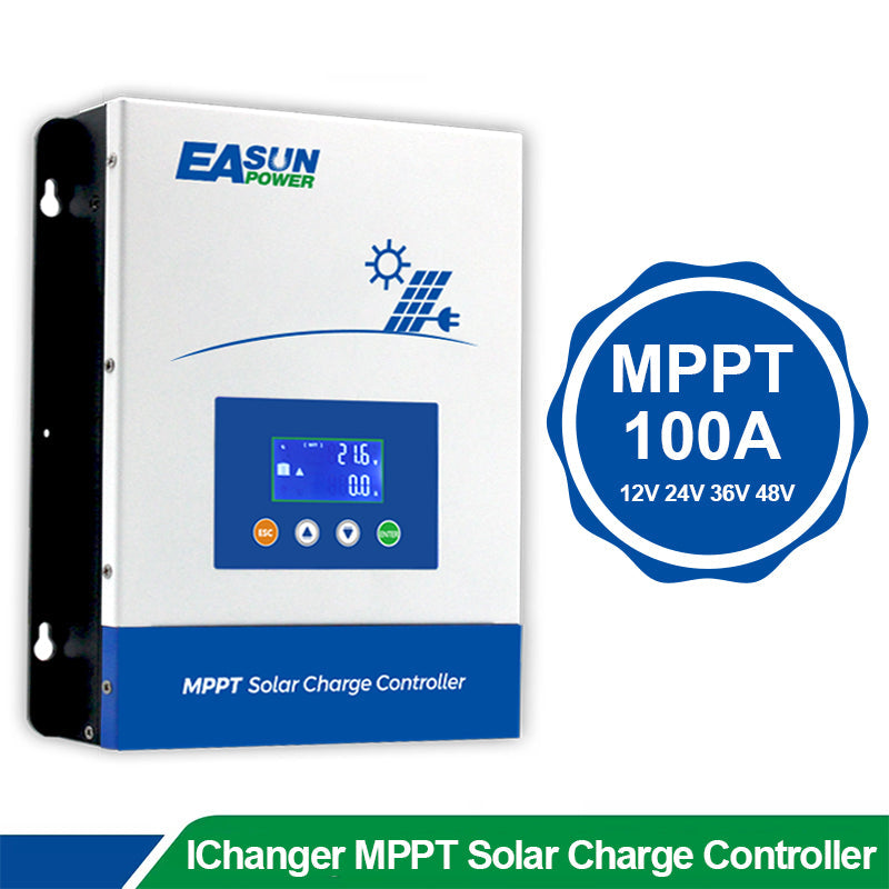 Easun Power 100A MPPT  Solar Charger Controller PV Input 150VOC