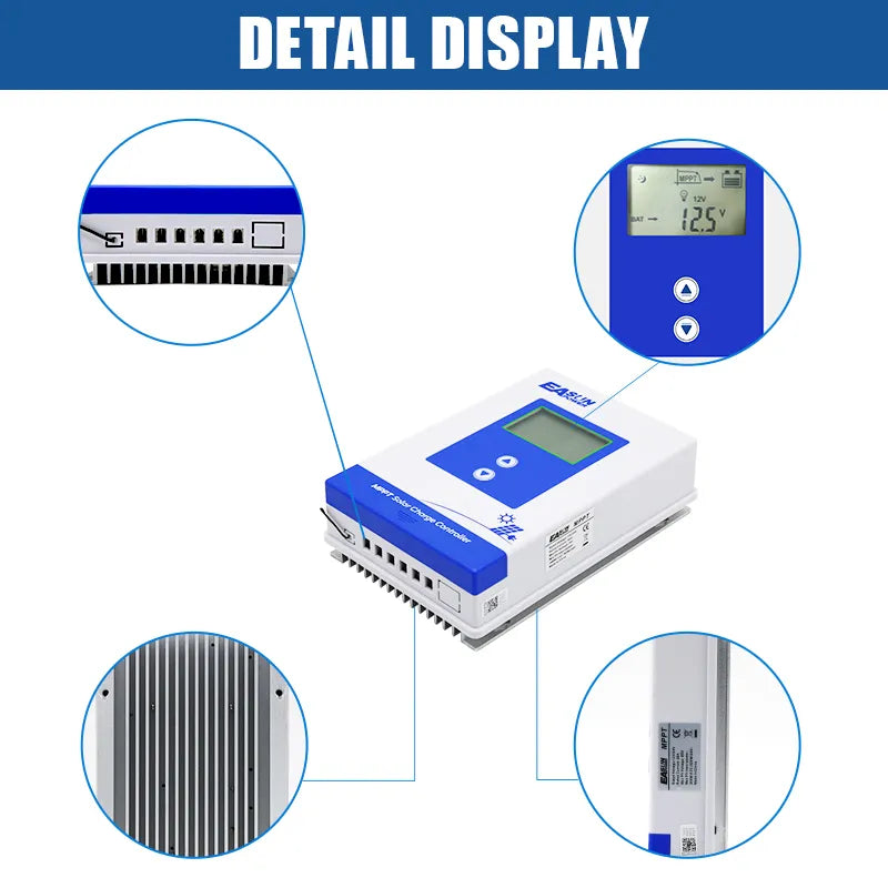 Easun Power 20A-40A MPPT Solar Charge Controller