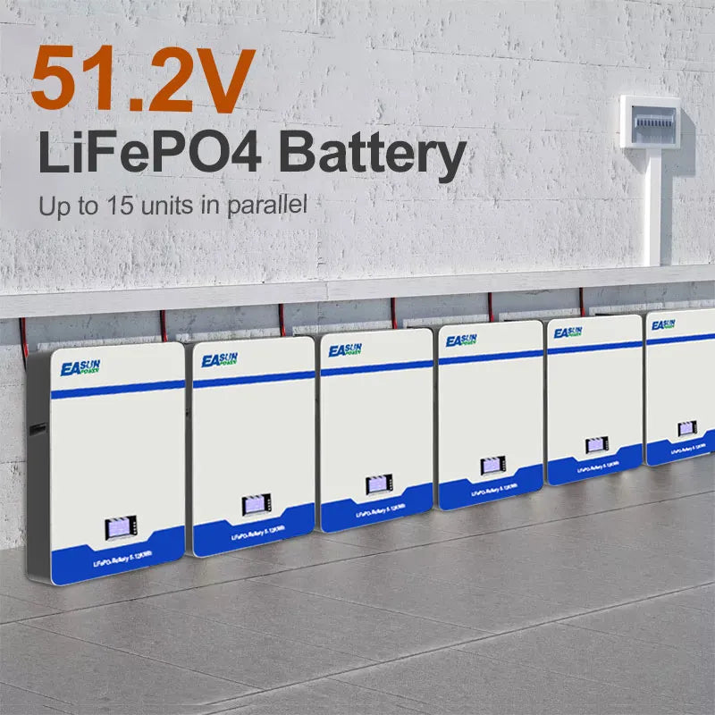 [0% Vat] Easun Power 51.2.V 100AH LiFePO4 Battery with BMS