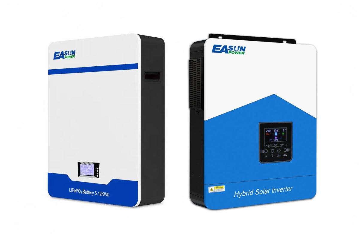 [0% Vat] Easun Power Batterie Solaire LiFePO4 Easun Power 51,2 V 100 Ah avec BMS Intégré