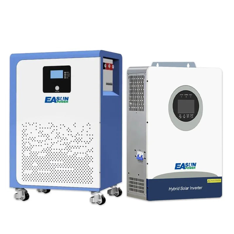 [0% Vat] Easun Power Batterie Lithium LiFePO4  15kW 51,2V 300Ah 15kWh Haute Capacité pour Stockage Solaire Domestique