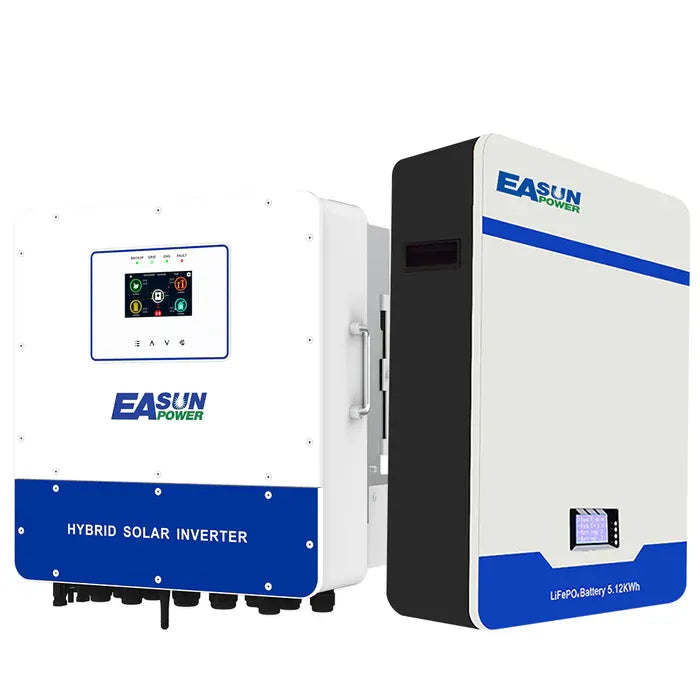 [0% Vat] Easun Power Batterie Solaire LiFePO4 Easun Power 51,2 V 100 Ah avec BMS Intégré