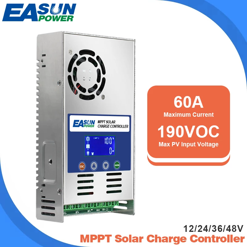 Easun Power 60A MPPT Solar Charger Controller