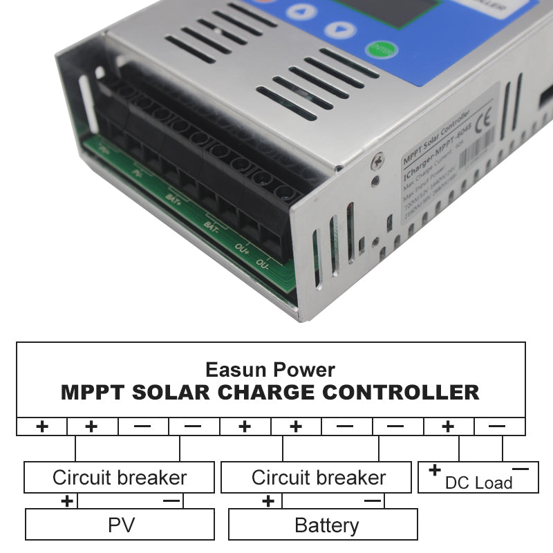 Easun Power 60A MPPT Solar Charger Controller