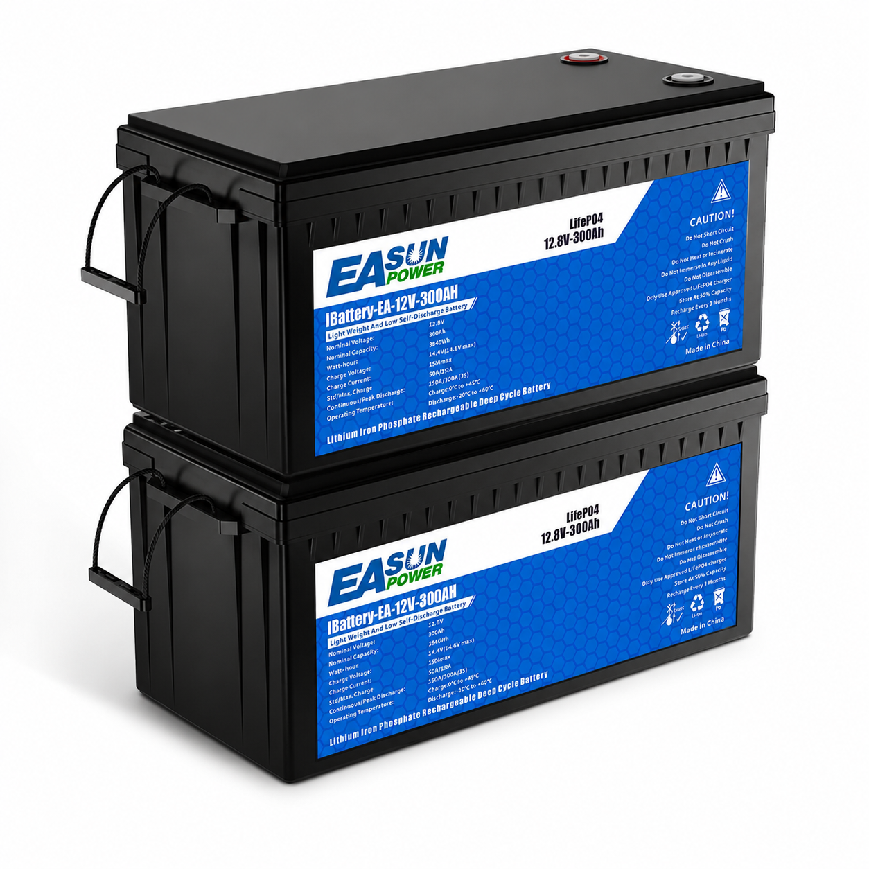 [0% Vat] Easun Power 12.8V 300AH LiFePO4 Battery Pack Grand